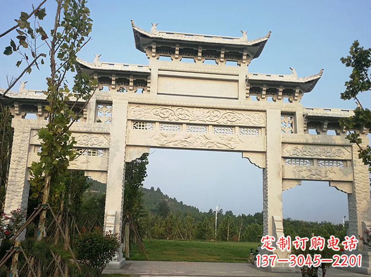 信阳专业的石牌坊雕塑定制