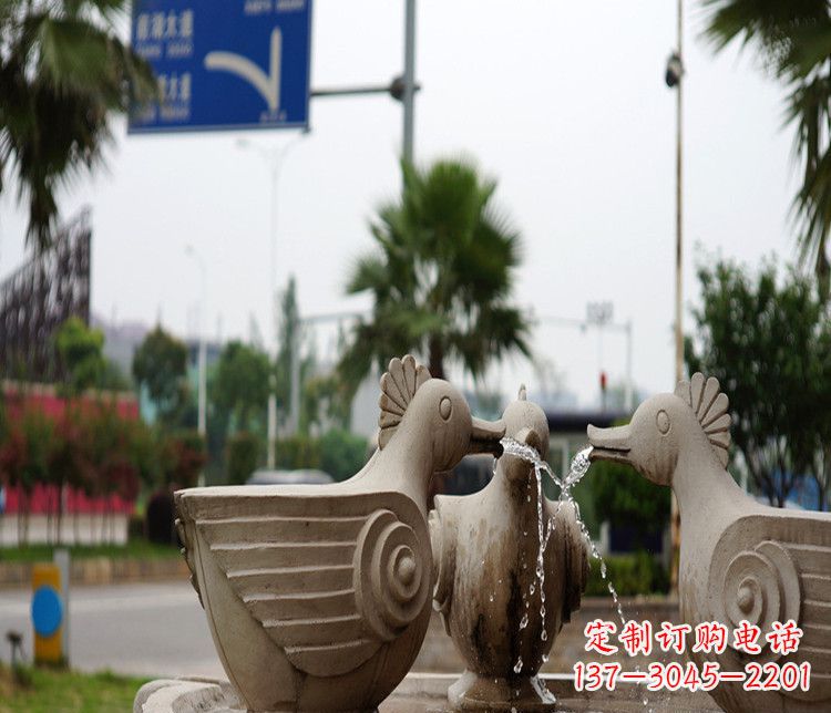 信阳高雅纯石石喷泉雕塑