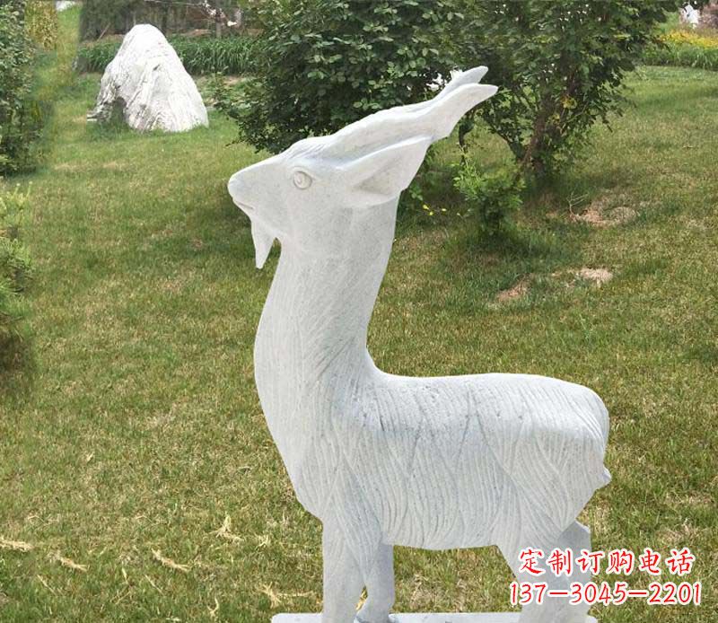 信阳中领雕塑角度石雕动物羊雕塑