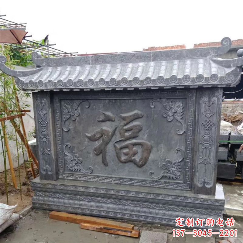 信阳中领雕塑:福字雕塑,点缀婚房庭院