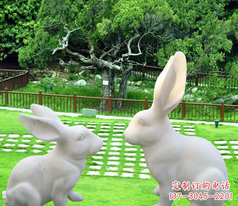 信阳中领雕塑定制独特的兔子雕塑