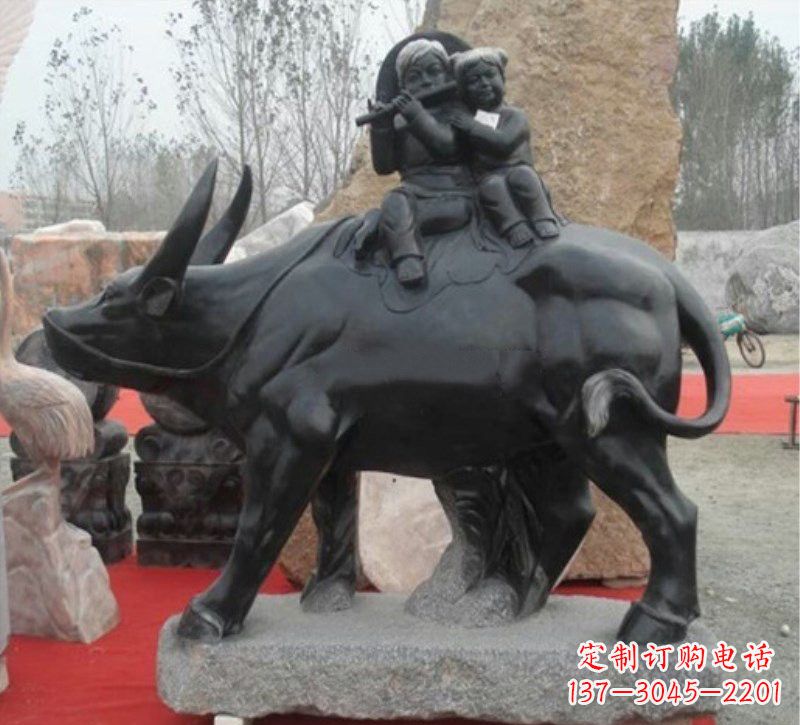 信阳传承经典,表达淳朴——牧童雕塑