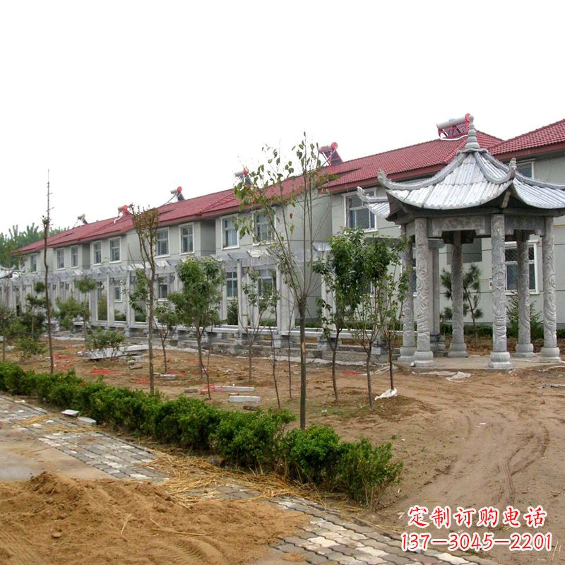 信阳中领雕塑打造精美凉亭雕塑