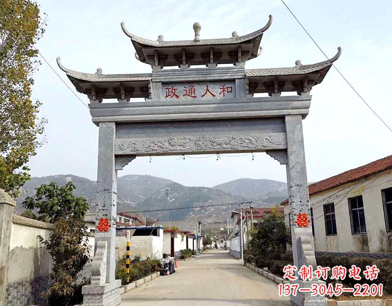 信阳全球领先的石雕牌楼雕塑定制服务
