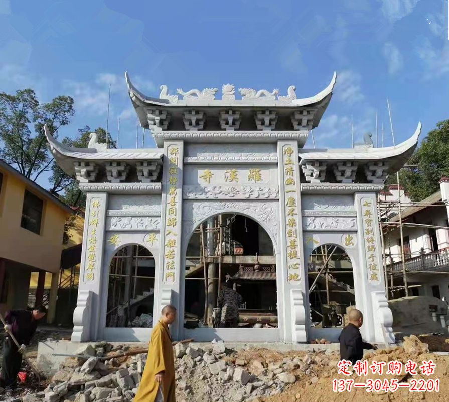 信阳西安中领雕塑:高端定制牌坊雕塑