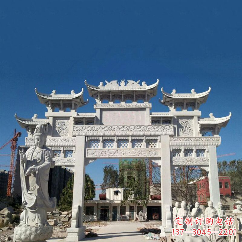 信阳中领雕塑牌楼铸铜雕塑