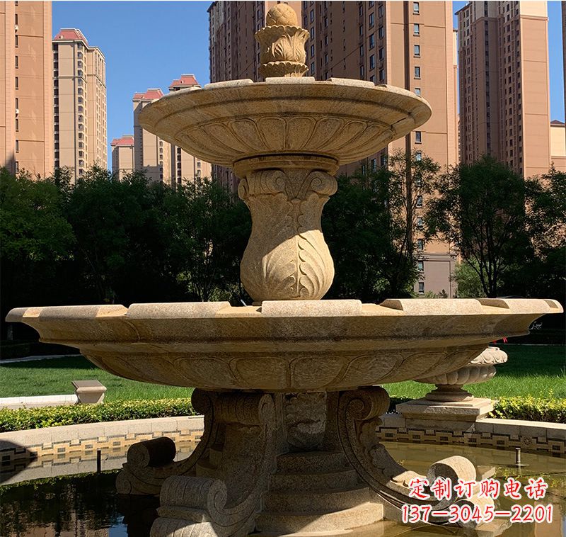 信阳艺术品级石雕喷泉水景