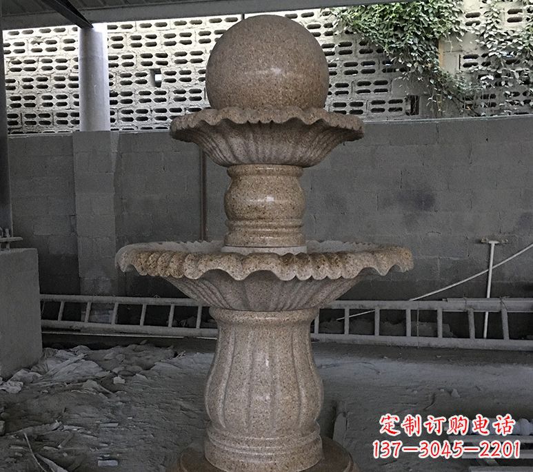 信阳欣赏精美的石雕喷泉雕塑