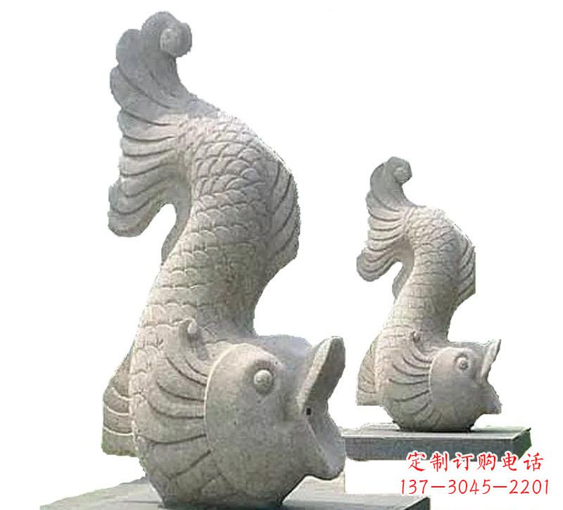 信阳中领雕塑定制精美鲤鱼雕塑