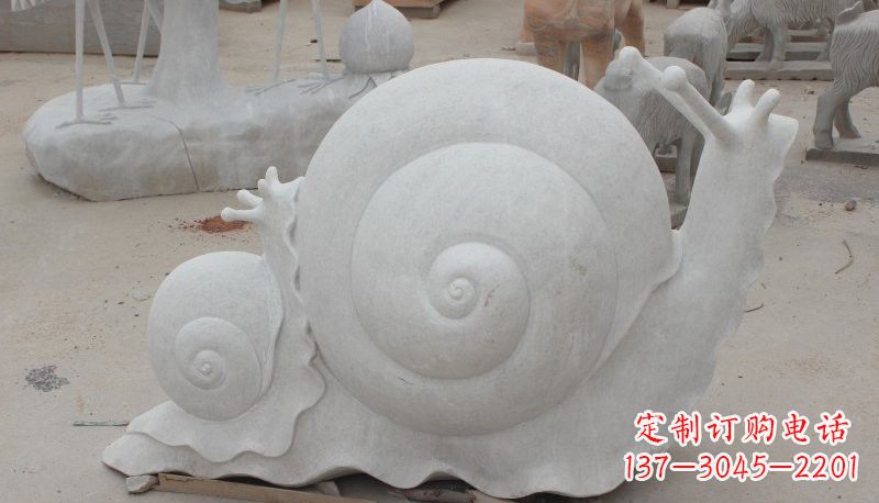 信阳石雕蜗牛