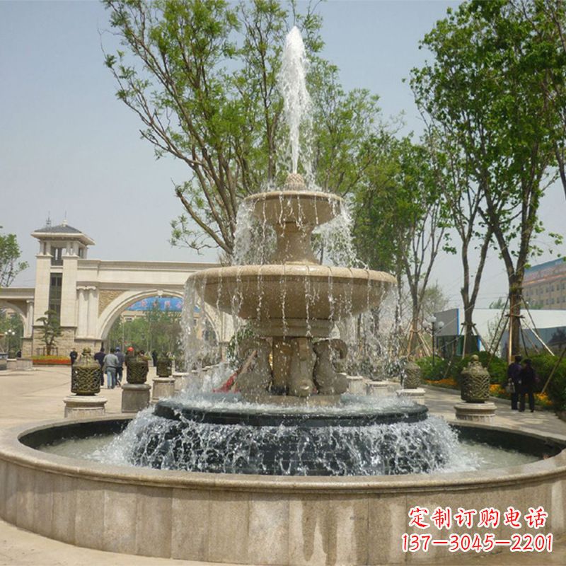 信阳石雕音乐喷泉
