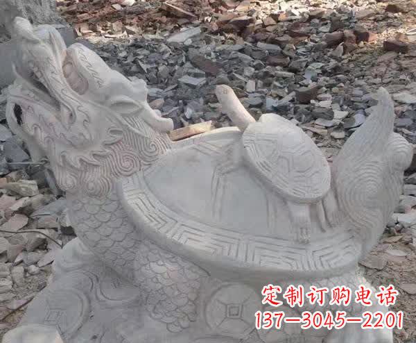 信阳石雕招财神兽龙龟