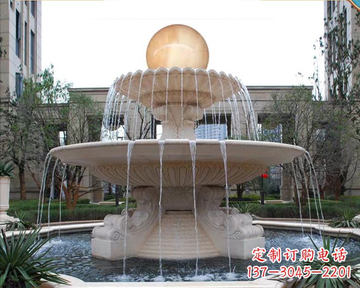 信阳石墩喷泉石雕