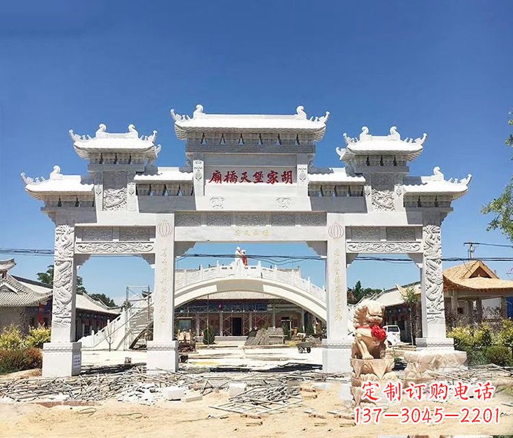 信阳石牌坊的雕刻