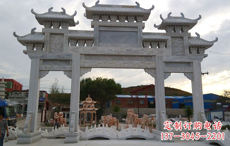 信阳石牌坊雕刻