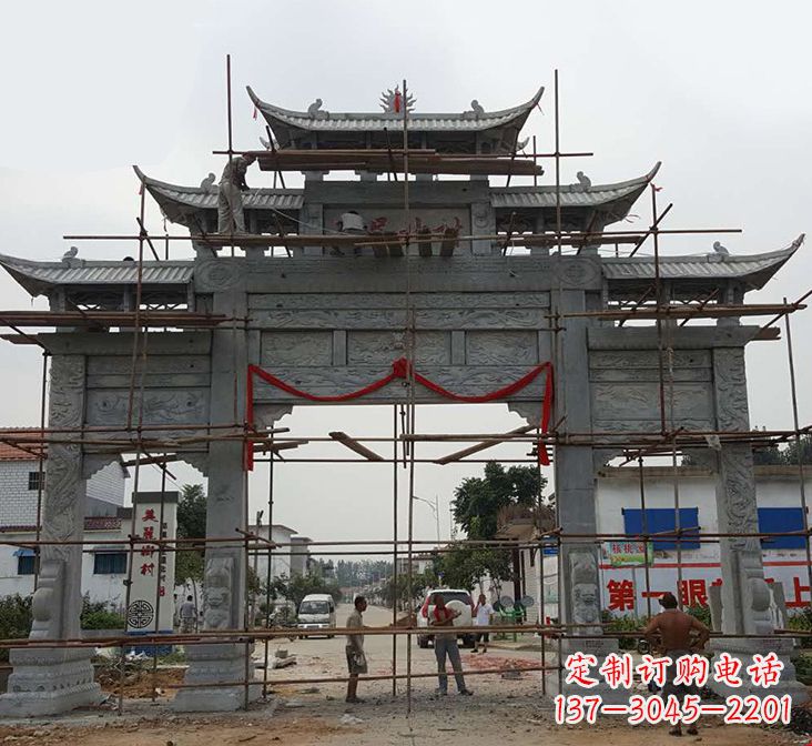 信阳石牌坊雕塑