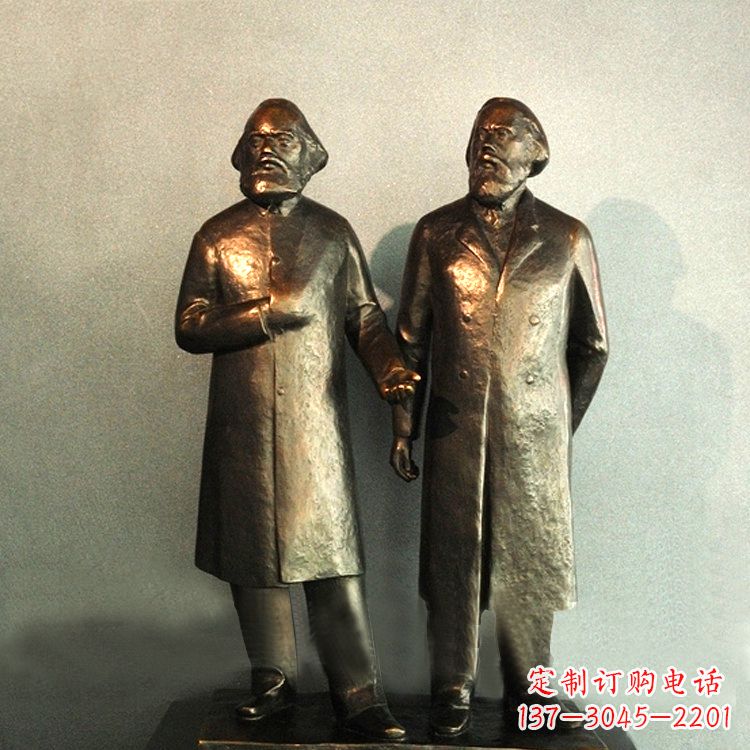 信阳世纪伟人马克思和恩格斯雕塑