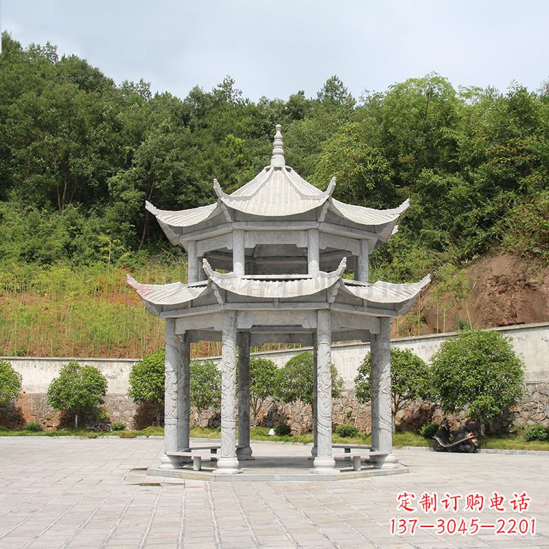 信阳双层庭院石凉亭