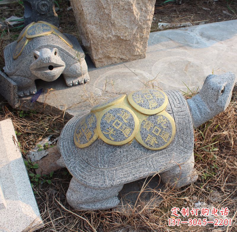 信阳水池乌龟石雕