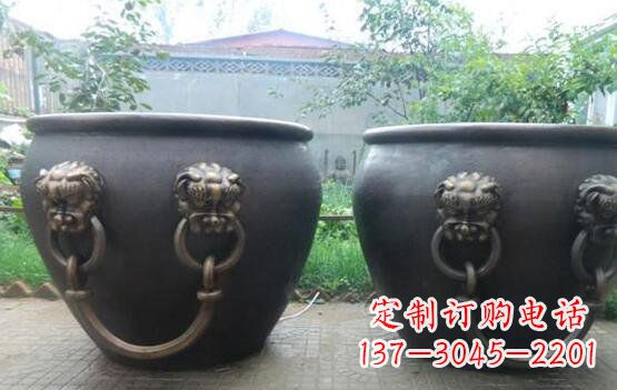 信阳水缸寺庙景观铜雕