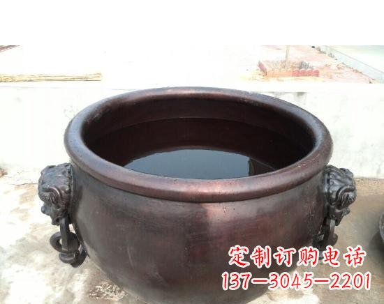 信阳水缸寺庙铜雕