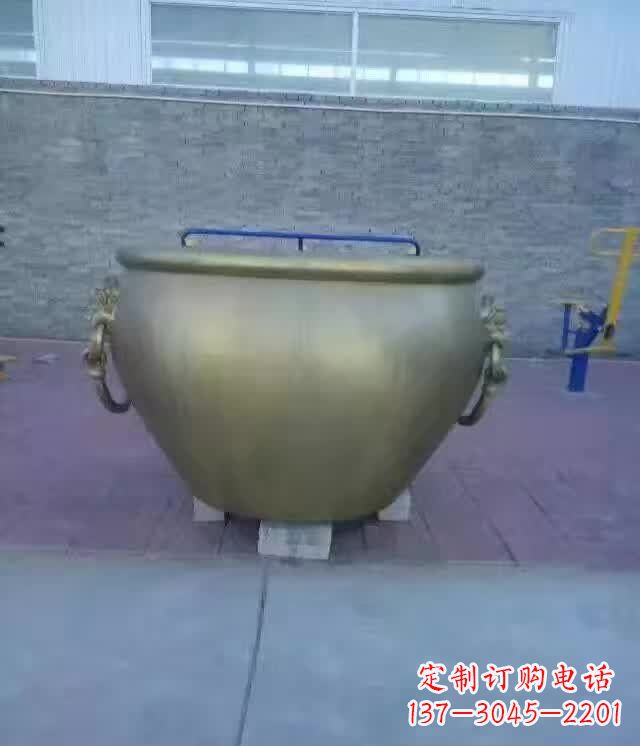 信阳水缸铜雕塑
