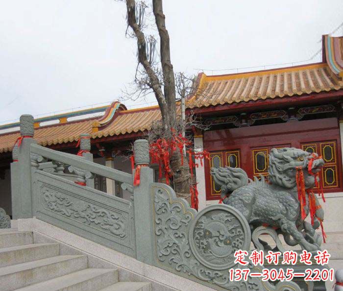 信阳寺庙景观仿古石栏板