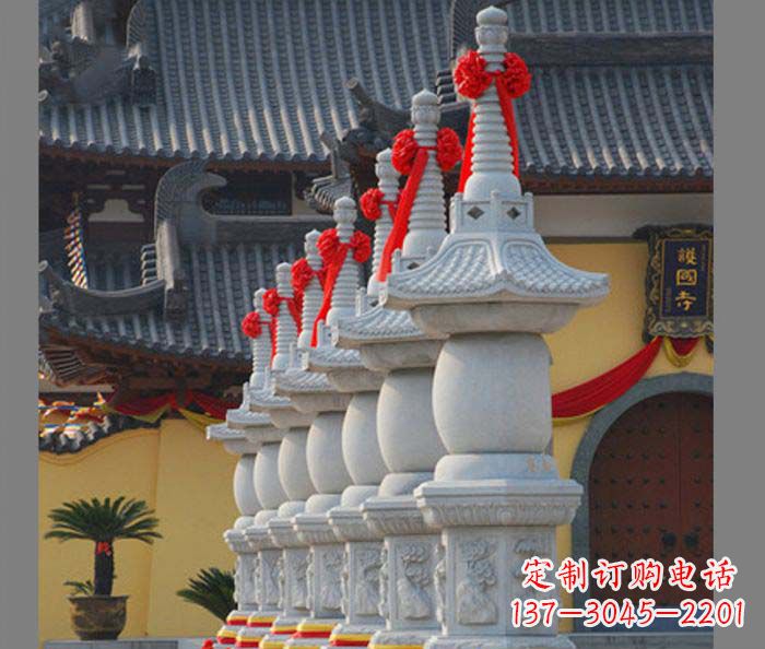 信阳寺庙景观舍利塔石雕