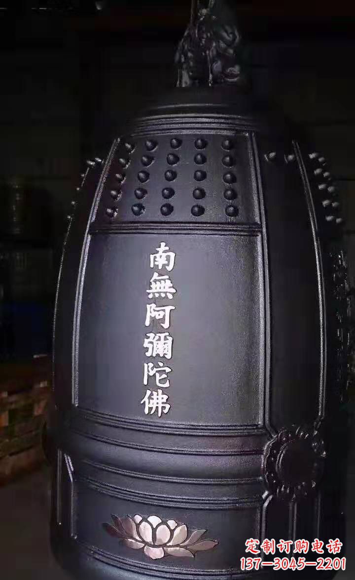 信阳寺庙铜钟雕塑户外景观雕塑