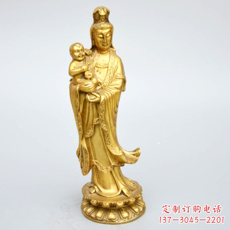 信阳送子观音铜雕