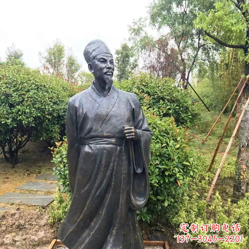 信阳苏东坡铸铜历史文化名人雕像