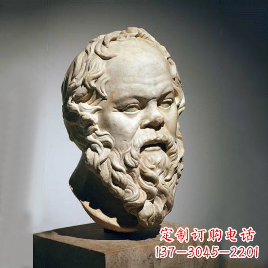 信阳苏格拉底石雕头像