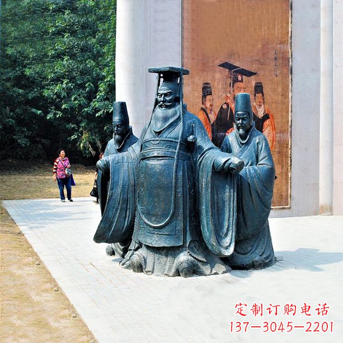 信阳隋文帝杨坚景观雕塑