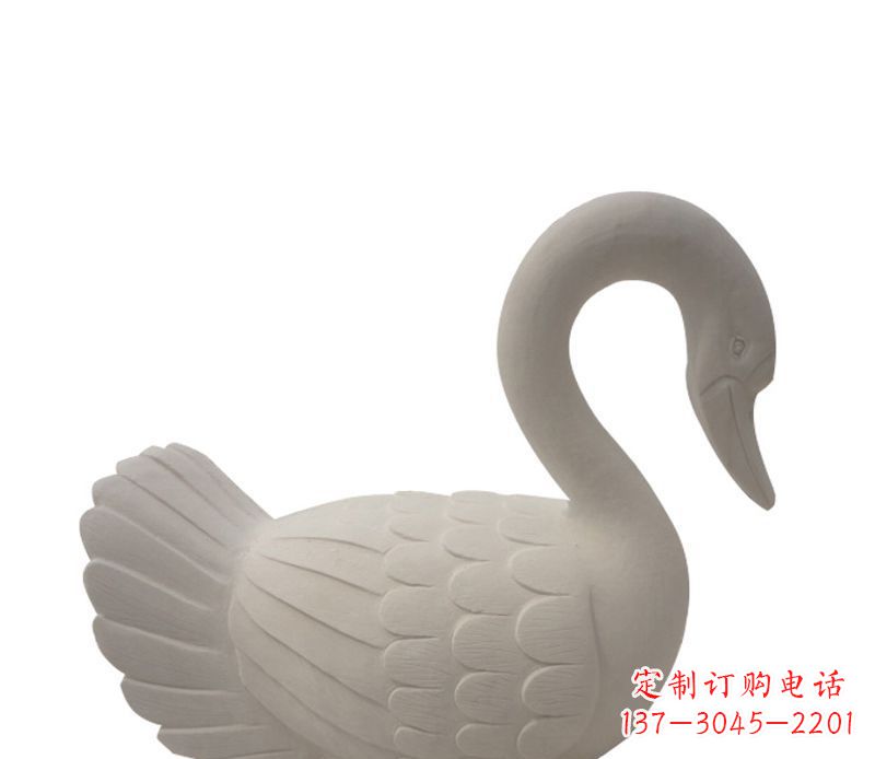 信阳天鹅俯身广场景观石雕