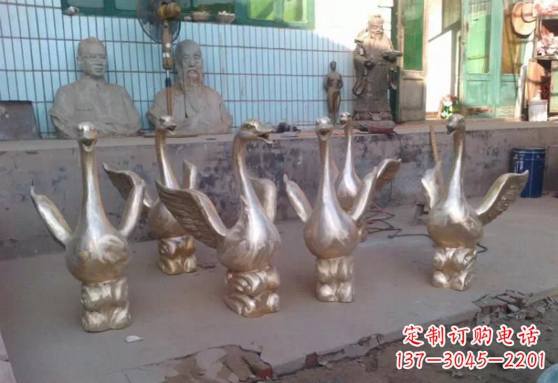 信阳天鹅喷泉雕塑