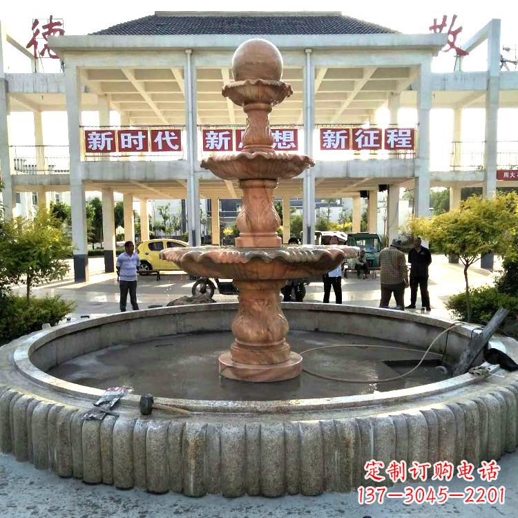 信阳天使喷泉石雕