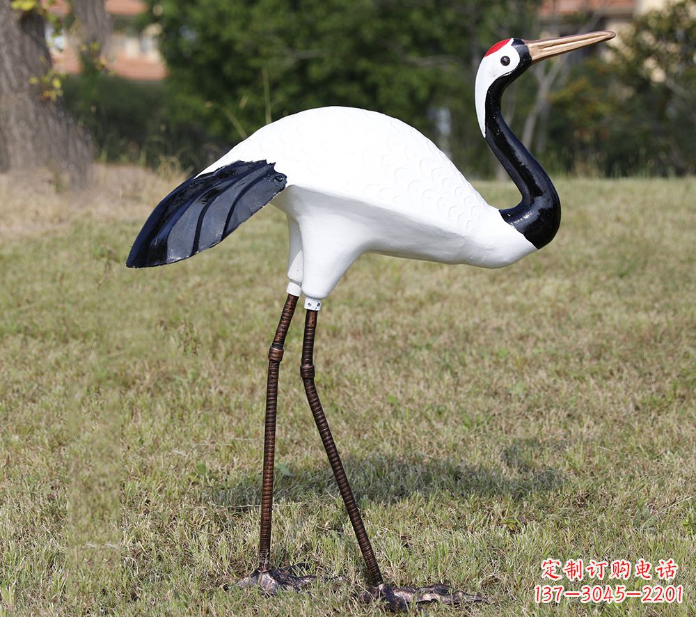 信阳庭院仙鹤雕塑