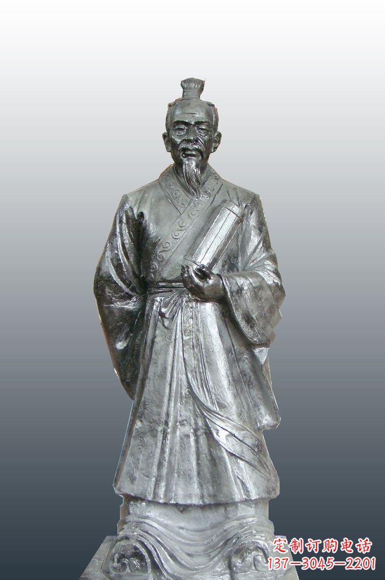 信阳铜雕扁鹊古代名医雕塑