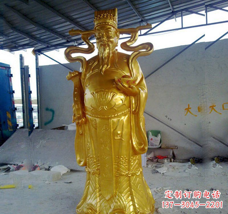 信阳铜雕财神雕像