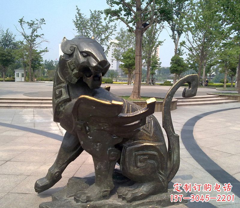信阳铜雕抽象十二生肖