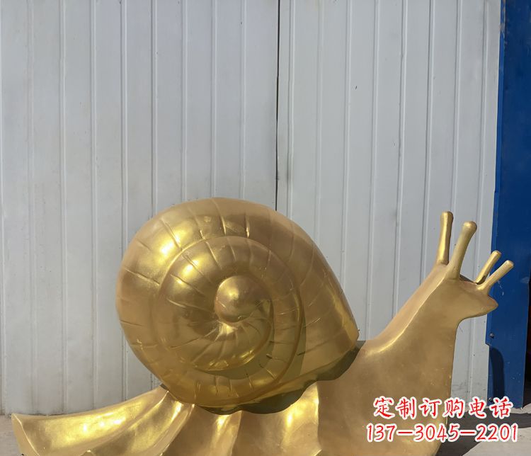 信阳铜雕创意蜗牛雕塑