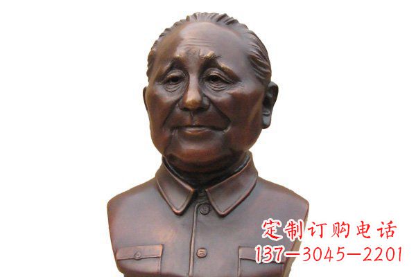 信阳铜雕邓小平头像