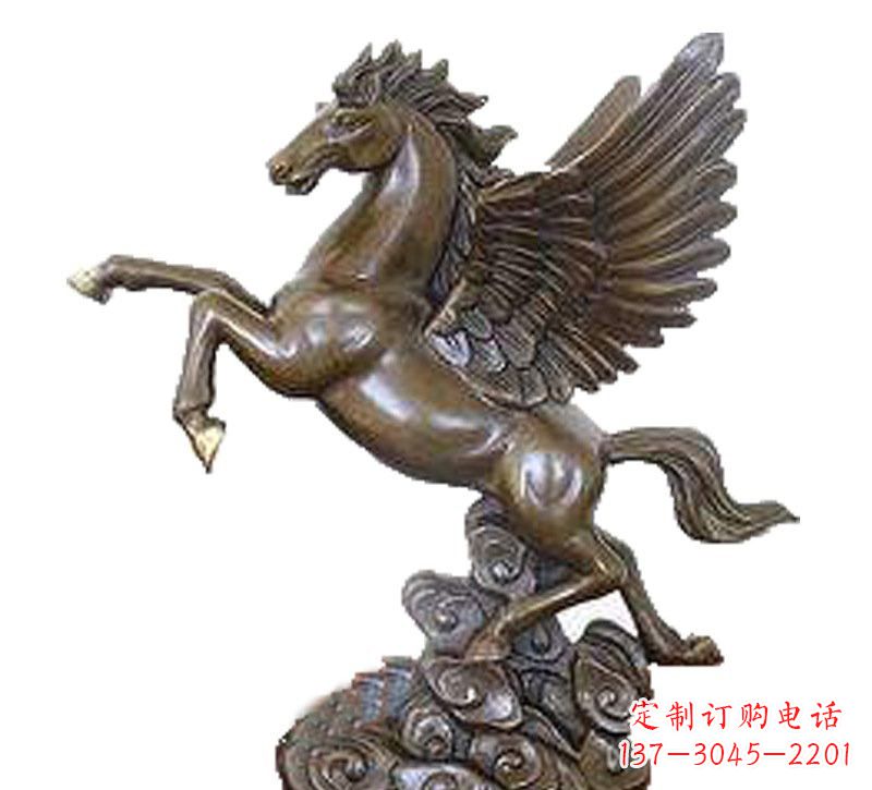 信阳铜雕飞黄腾达飞马