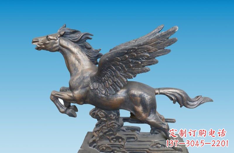 信阳铜雕飞马222