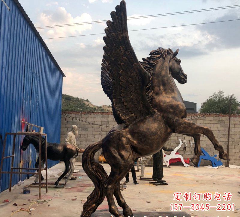 信阳铜雕飞马雕塑