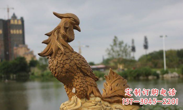 信阳铜雕凤凰古代神兽雕塑