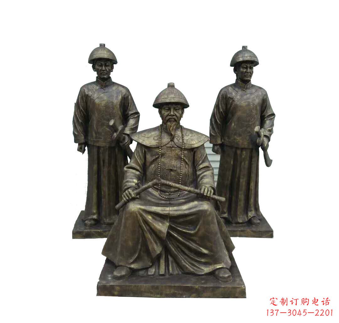 信阳铜雕古代名人林则徐