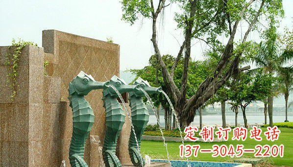 信阳铜雕海马雕塑