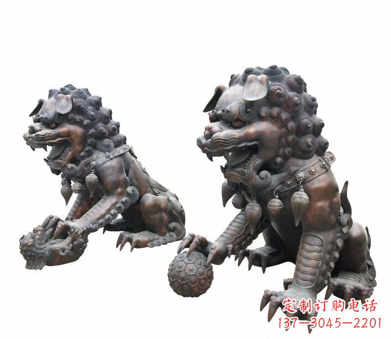信阳铜雕酒店镇宅招财麒麟雕塑