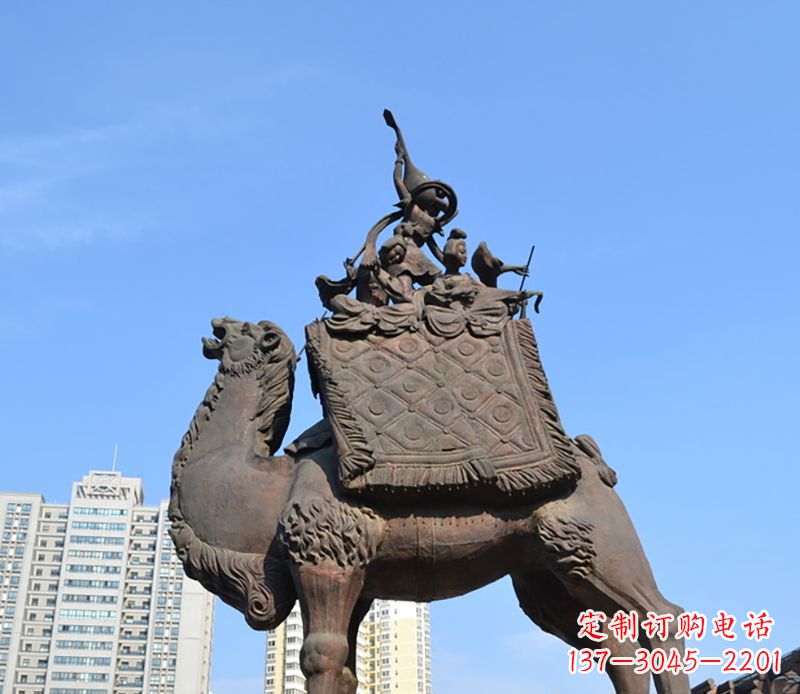 信阳铜雕骆驼